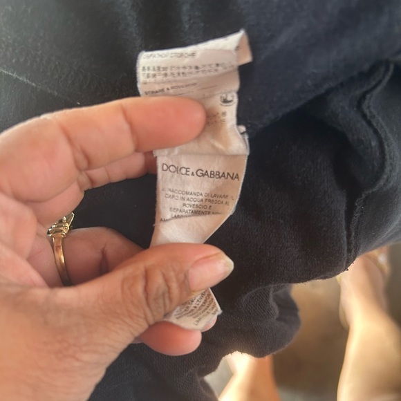 Dolce&Gabbana Y2K Drill Small Logo Mens Zip Hoodie size 46 - Picture 8 of 8